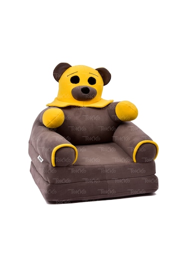 Tokko Katlanabilir Bebek-Çocuk Koltuğu Portatif Yatak Ayıcık (503564914) Sarı