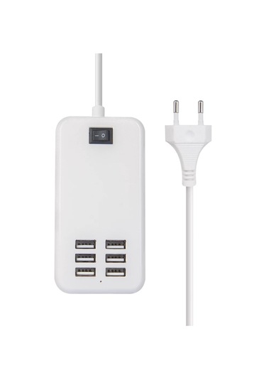 Güçlendirilmiş Usb Hub, Harici Usb Güç Girişi Olan Alüminyum 6 Portlu Usb Güç