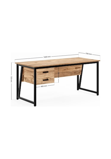 Ms2c Çalışma Masası,ofis Masası - 70x160 Cm - Çam Ms2c - 160 - Çam