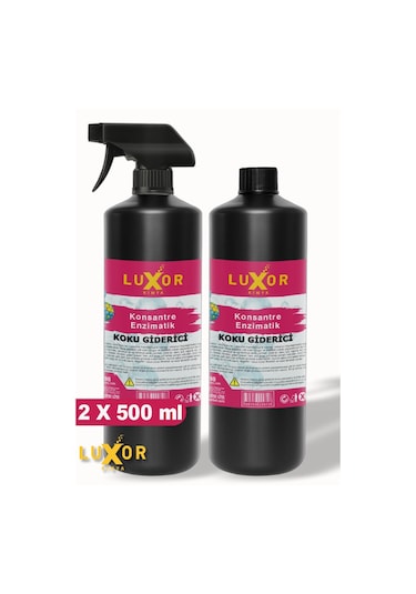 Luxor Kimya 1 Lt Konsantre Enzimatik Koku Giderici 2 X 500 Ml