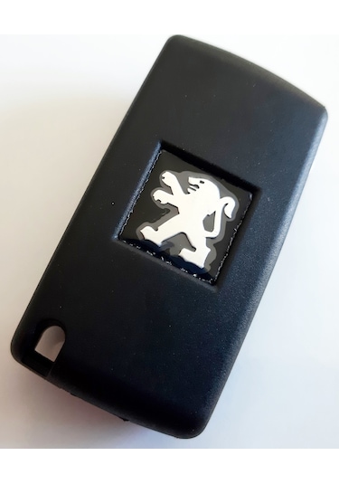 Peugeot 2 Tuşlu Kumanda Kabı Anahtar Kabı Pil Yataksız Logolu