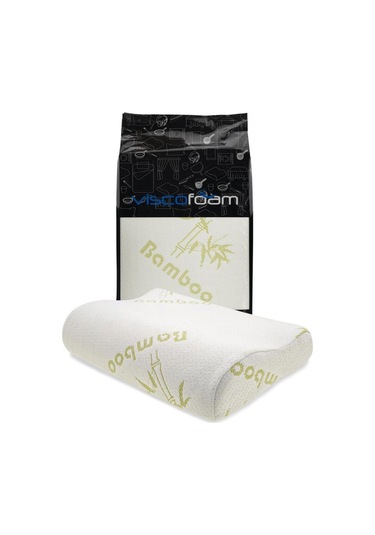 Visco  Foam Bamboo Boyun Destekli Ortopedik Yastık