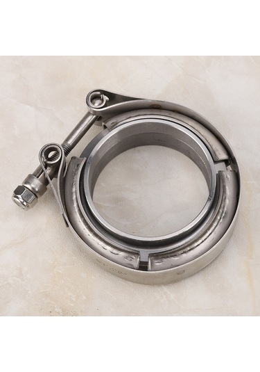 Ximistore9 Turbo Egzos Sistemi İçin 2.25 İnç V-band Klips + 2 Flanş Seti - Paslanmaz Çelik, Dayanıklı Ve Evrensel Uyumlu
