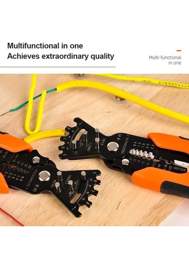 Çok Fonksiyonlu Patentli Bükme Hattı Sıkma Teli Soyma Kelepçesi Elektro-kelepçe