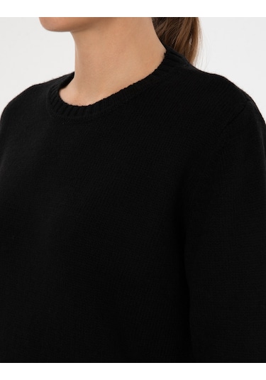 Pierre Cardin Kadın Siyah Kazak /triko 50316310-vr046 Siyah
