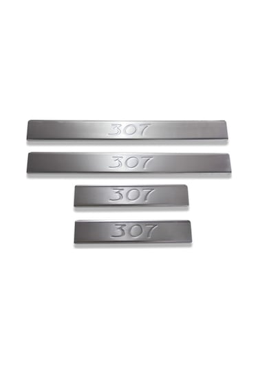 Peugeot 307 Krom Kapı Eşiği Takımı 2001 Üzeri Paslanmaz Çelik