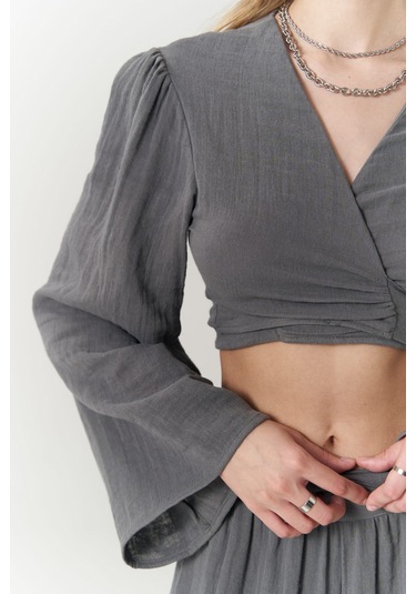 Atina Antrasit Müslin Takım Natural