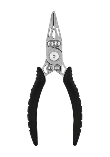 Jeemson Siyah Mini Balıkçı Pense, Tungsten Çelik, Pas Koruyucu, Güvenli Kilit, Anti-kayma Tpr Kolu, 13cm