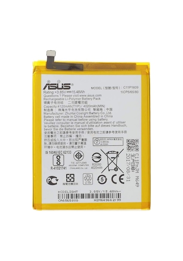 Asus Zenfone 4 Max Zc520Kl C11P1609 Batarya Pil 4100 Mah