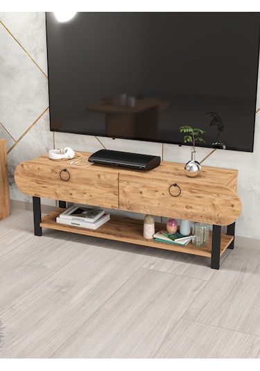 Tv Sehpası Ünitesi Tekli Orta Sehpa 3'lü Zigon Sehpa Set Üç Ürün