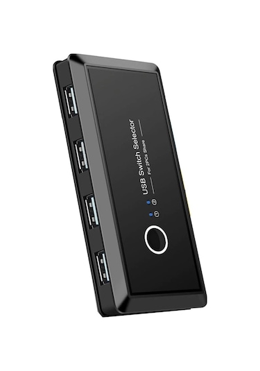 4685 Usb 4 port Hub 2 Kasa Pc Bilgisayar Kvm Switch Splitter Çokl
