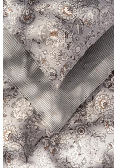 Puffy Arni Çift Kişilik Polycotton Nevresim Takımı - Gri Gri