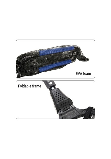 Dancemonkey Katlanabilir Alüminyum Balık Ağı - Hafif, Dayanıklı, Tuzlu/tatlı Su İçin