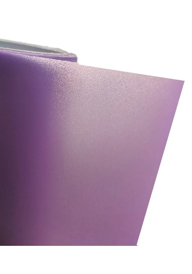 Parlak Simli Görünüm Mor Renk Yapışkanlı Folyo 30 Cm 1 Metre