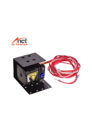 Yaozixa Anet A8 Plus İçin Metal Ekstruder Seti - 42 Adım Motorlu, 0.4mm Nozul, 1.5m 12v/40w Isıtma Borusu, 1.75mm Filament Desteği