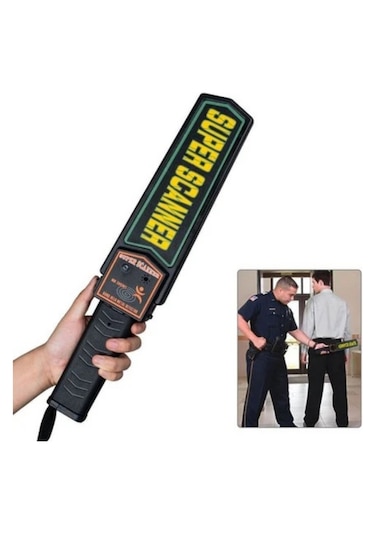 Süper Ultra Scanner El Tipi Metal Üst Arama Dedektörü Güvenlik Ha