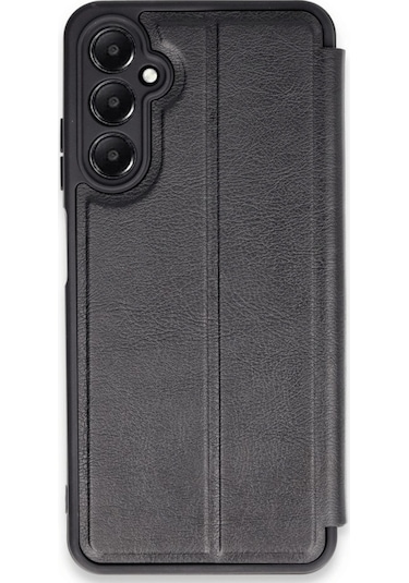 Samsung Galaxy Uyumlu  A26 Kılıf Flip Cover - Siyah Düz Renkli