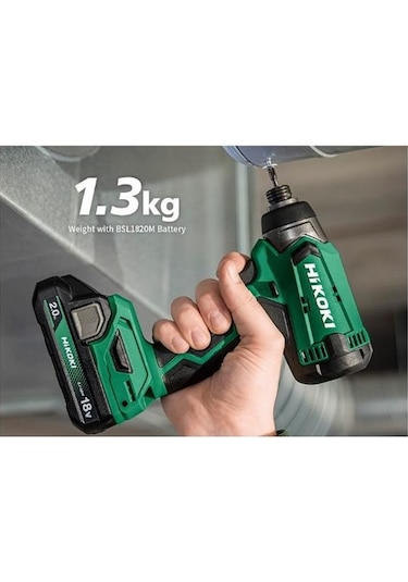 Hitachi WH18DA 18V 2.0 AH 140 NM 4-8 MM Akülü Darbeli Vidalama