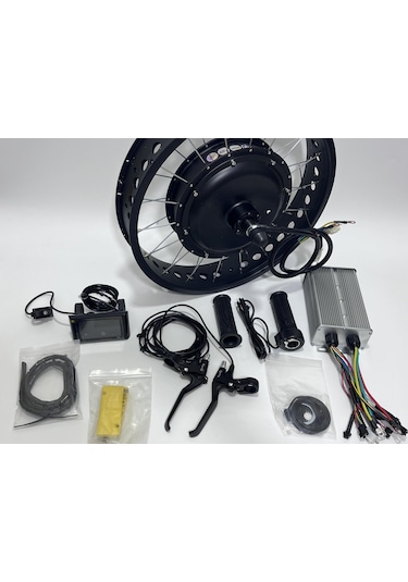 Elektrikli Bisiklet Dönüşüm Kiti 20'' 48v 2000w Çok Renkli