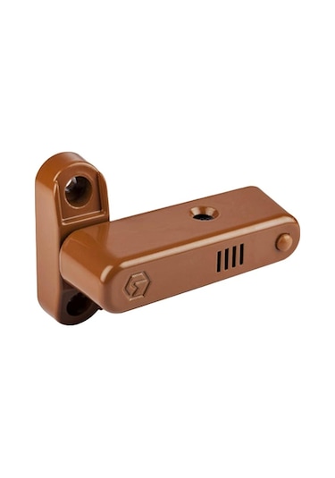 Alarmlı Pvc Kapı Pencere Çocuk Emniyet Güvenlik Kilidi Açık Kahverengi