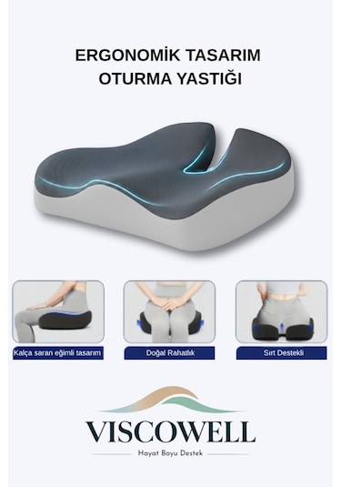 Ortopedik Visco Oturma Minderi