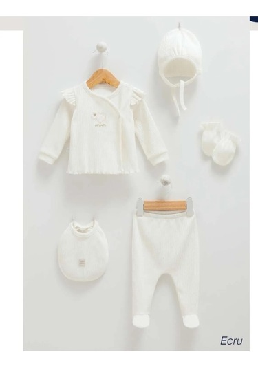 5 Li Hastane Çıkışı Yeni Ürün 2025 Çeşit Renkler // Romantik...//1194 Ekru