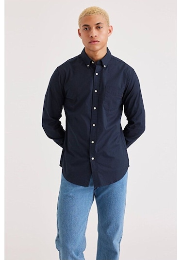 Dockers Erkek Gömlek A8816-0003 Mavi