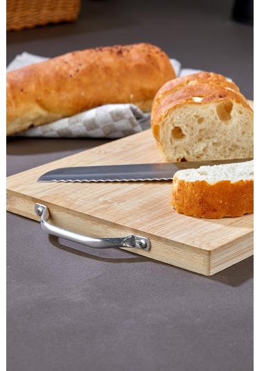 Cooker Bambu Kesme Doğrama Sunum Tahtası Ckr3294 Kahverengi 30x20 Kahverengi