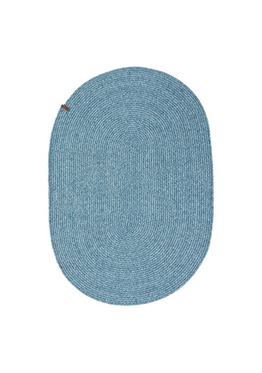 Cesta El Yapımı Örgü Turkuaz Kilim 50x80 4006 Turkuaz