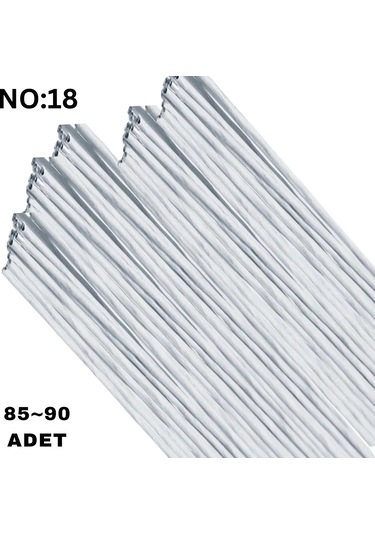 Beyaz Yapay Çiçek Teli, No:18 1.5 Mm - Çiçek Aranjman Yapım Tel