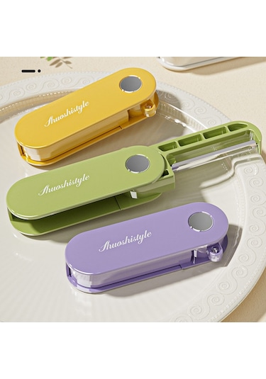 Cbtx Katlanır Depolama Mutfak Ev Kesme Bıçağı Açık Taşınabilir Paslanmaz Çelik Meyve Düzlemi Soyma Cihazı Mor