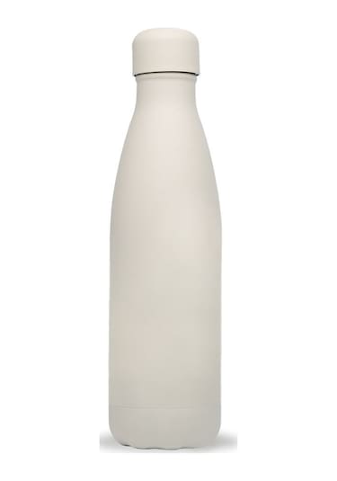 Qwetch QD3464 Kutup Ayısı Desenli Isı Yalıtımlı 500 ML Termos - Fildişi