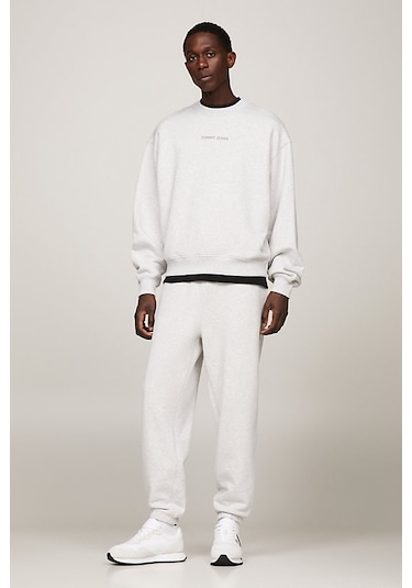 Erkek Tjm Rlx Logolu Rahat Jogger - Gri Gri