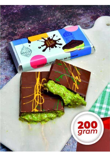 Fix Chocolate Fıstıklı Kadayıflı Gerçek Dubai Çikolatası 200 G