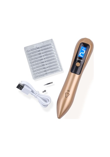 9 Seviye Lazer Plazma Kalemi Köstebek Kaldırma Karanlık Nokta Sökücü Lcd Cilt Bakımı Noktası Kalem Cilt Siğil Etiketi Dövme Temizleme Aracı Güzellik Caregold Rengi Altın Rengi