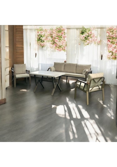 Tu Tienda Nergiz 3 1 1 Mermer Masa Bahçe Balkon Mobilyası,krem Bej