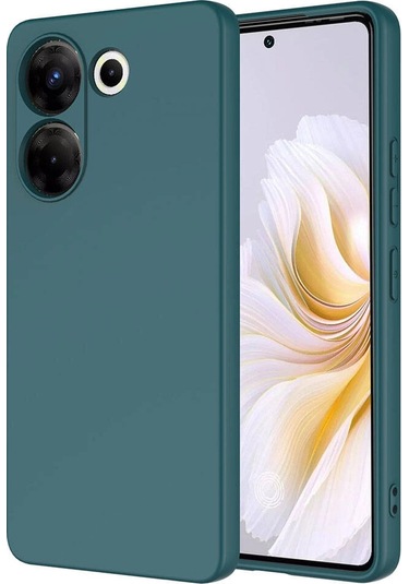 Tecno Camon 20 Pro 4g Kılıf Zore Mara Lansman Kapak Koyu Yeşil