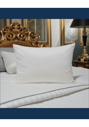 Solivane Otel Tipi Lüks Yastık Elit Cotton Nano Yastık 1300gr 230tc Queen Size 60x80 Beyaz-1