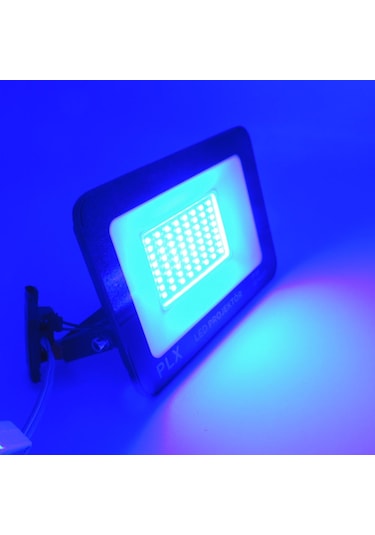 Mavi Renkli Led Projektör 50 Watt Yüksek Lümen