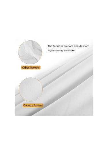 Suofeng 100 İnç 16:9 Beyaz Sehpalı Projeksiyon Ekranı - Çok Katlı Polyester, Taşınabilir Çanta Ve İğnelerle, Duvar Montajlı, İz Olmayan