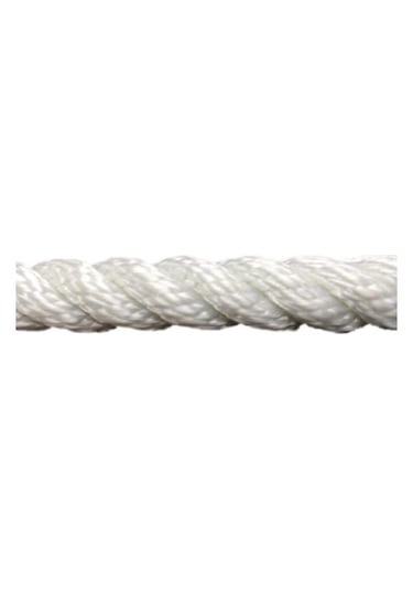 Dolphin Rope Polyester Halat 3 Kollu 16 MM Beyaz