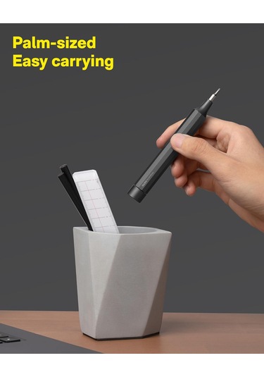 Hoto 24'ü 1 Arada Hassas Tornavida Gri Qwlsd004