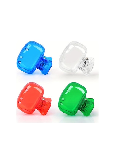 Mavi 1 Adet Seyahat Diş Fırçası Kafası Diş Fırçası Koruyucu Kapak Kapakları Fırça Pod Kılıfı Prote Mavi