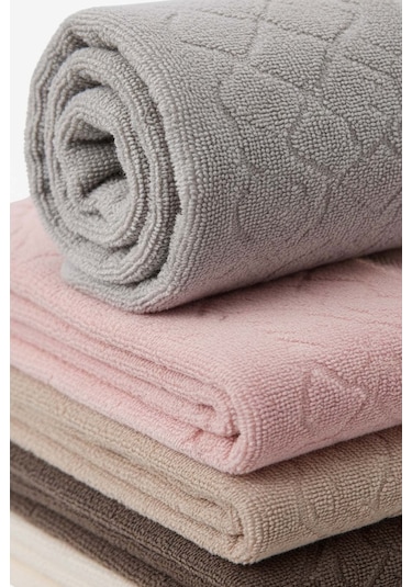 Soft İsba 6'lı %100 Pamuklu Havlu Seti 50x90 Cm Çok Renkli