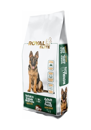 Royal Elite Etli ve Pirinçli Yetişkin Köpek Maması 15 KG