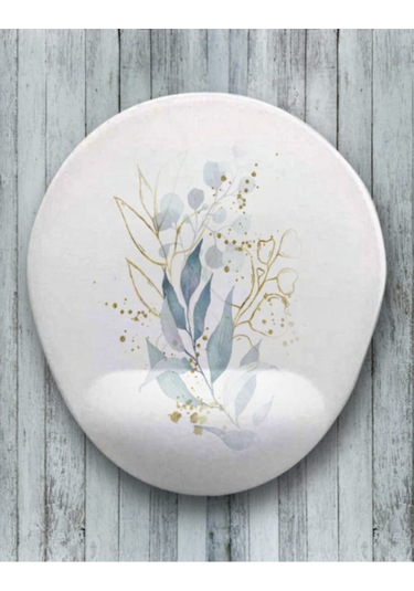 Flower Oval Bilek Destekli Mouse Pad Mousepad