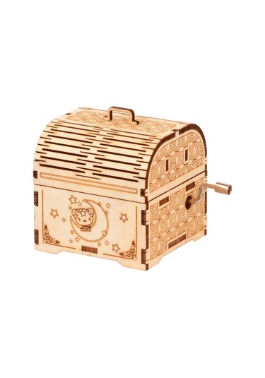 Dianziye Ahşap Dıy Müzik Kutusu - El İle Montaj Gerekiyor, Piller Gerektirmez, Zeka Geliştirici, Ev Dekorasyonu, 6 Yaş Ve Üzeri, Kedi Deseni