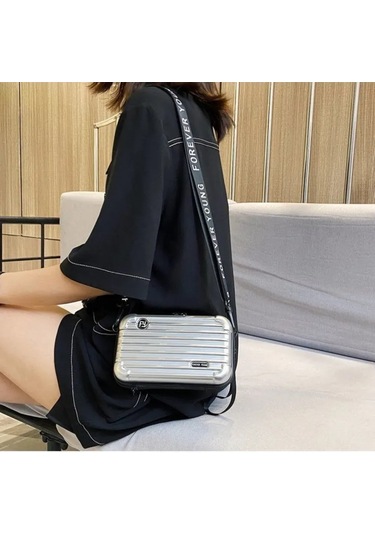 Moveevo Renkli Ve Şık Kozmetik Çantası, 17.5x10.5x6cm Boyut, Abs+pc Malzeme, Seyahat İçin İdeal