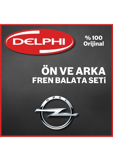 Opel Astra J Delphi Ön ve Arka Fren Balata Takımı