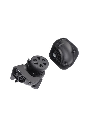 Geeroyoo Nylon Materyal Kapalı Valiz Tekerlekleri, Evrensel Yönlendirme, Sesiz, Dayanıklı, Kolay Kurulum, 2 Adet + 11 Vida A76